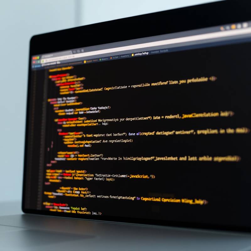 Web development course illustration showing HTML, CSS, and JavaScript code.
